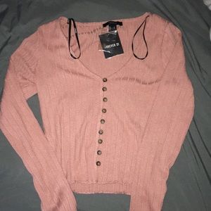 pink forever 21 sweater